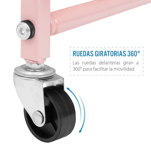 Carrito Organizador Multiusos Plegable Almacenamiento Ruedas