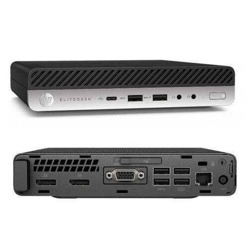 CPU HP EliteDesk 800 G3 Mini- Intel Core i5, 6ta generación- 16GB RAM- 500GB HDD- WIFI- Windows 10 Pro- Equipo Clase A, Reacondicionado. .