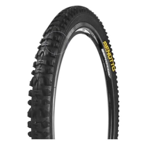  Llanta Bicicleta 26x1.95 54-559 Montaña Negro R308 Benotto
