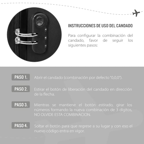 Maleta De Viaje Equipaje Resistente Con Ruedas 24 Pulgadas