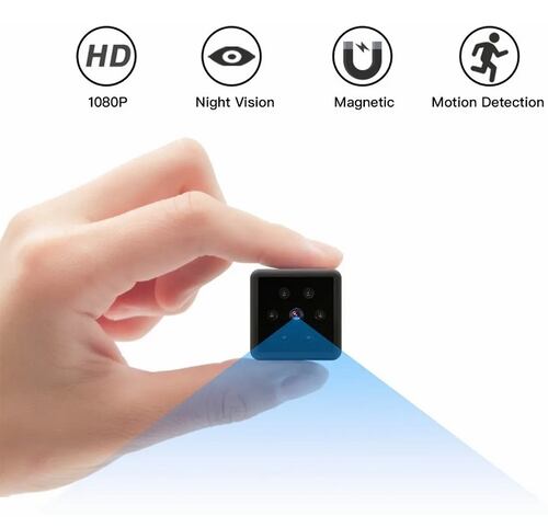 Cámara Espía Mini De Seguridad 1080p Hd Con Visión Nocturna