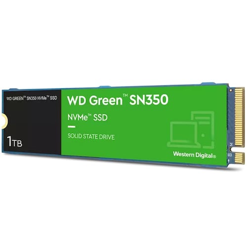 M.2 2280 SSD 1TB Western Digital WD Green SN350 NVMe WDS100T3G0C.