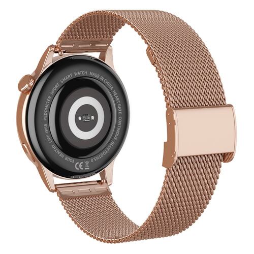 Smartwatch Reloj Metal Fralugio Hd1 Full Touch De Lujo