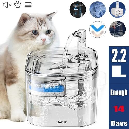 Bebedero Dispensador Auto Fuente Comedero Para Perro Gato
