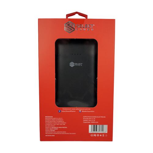 Pila Portátil Cables Incluidos 10,000 mAh SET Select Power PB10-SET