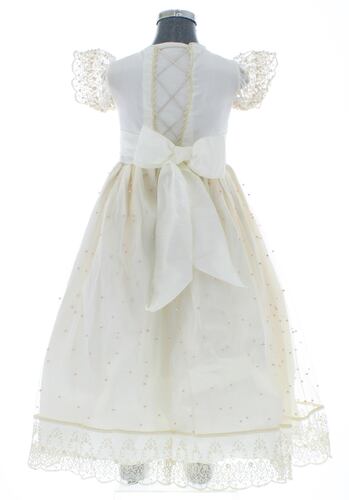 Vestido Beige Primera Comunión o Ceremonia  6 a 16 años.