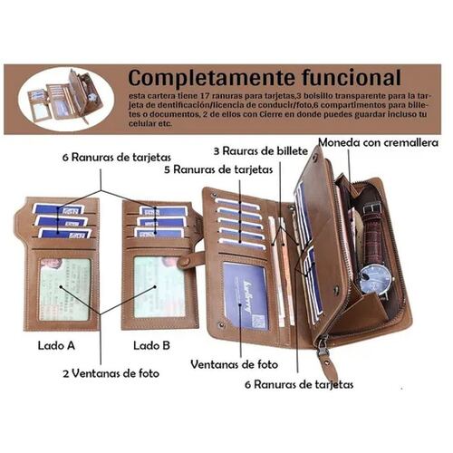 Cartera Corta De Hombre Nuevo