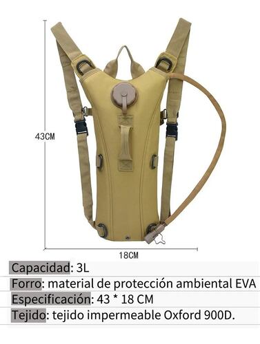 Mochila Hidratante Bolsa Para Agua Bicicleta Camper