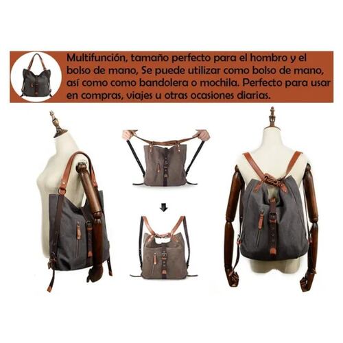 Bolso Para Mujer,grande De Lona Impermeable
