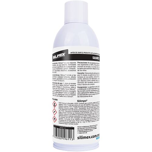 Espuma Limpiadora Silimex Silimpo 454 ml.
