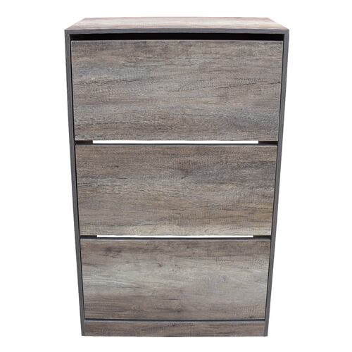 Organizador De Zapatos Hogare, Mueble Zapatero Madera, Venecia Moderno e Inteligente Rustik Wood