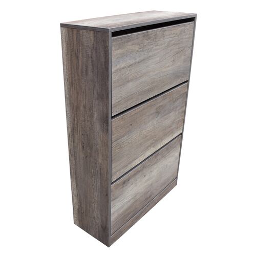 Organizador De Zapatos Hogare, Mueble Zapatero Madera, Venecia Moderno e Inteligente Rustik Wood