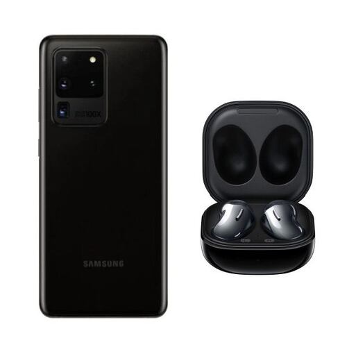 Samsung Galaxy S20 Ultra Negro 256GB Reacondicionado Snapdragon + Audifonos Inalambricos .