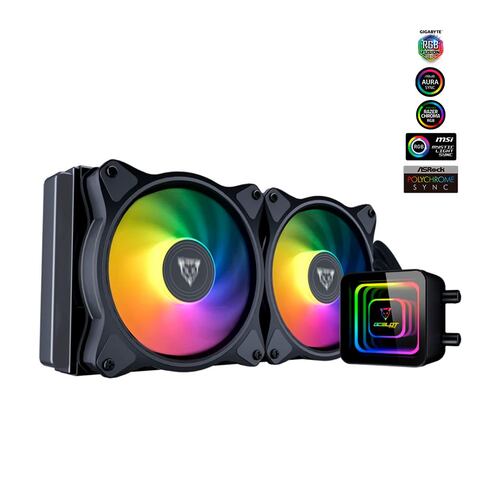 Enfriamiento Líquido Ocelot Gaming OEL240, ARGB, 240 mm, para Intel y AMD.
