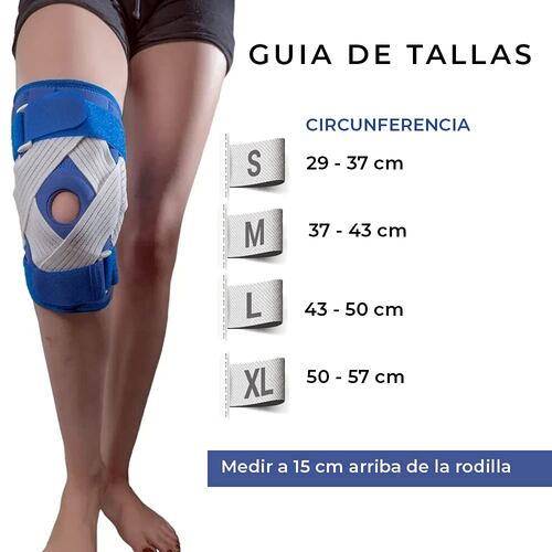 Rodillera Para Ligamento Cruzado Abierta Ortopedica Reforzada