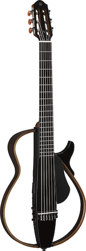 Guitarra Silent Cuerdas de Acero Yamaha SLG200S-Negro Translúcido