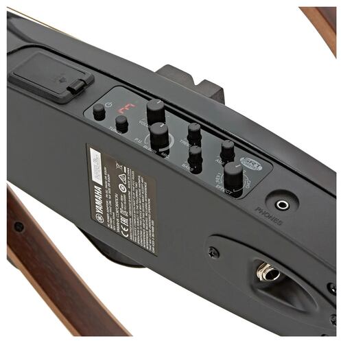 Guitarra Silent Cuerdas de Acero Yamaha SLG200S-Negro Translúcido