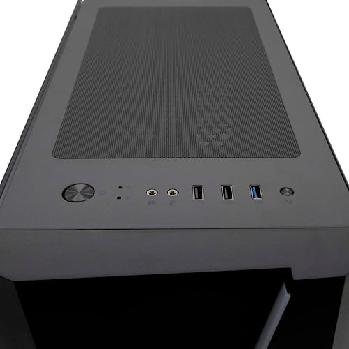 Gabinete ATX, Yeyian Armageddon Serie 2200, RGB, sin Fuente, Cristal Templado, Negro