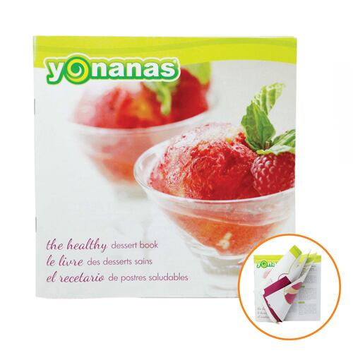 Máquina Procesadora para Helados Naturales con Fruta Congelada Yonanas Clásico 902.