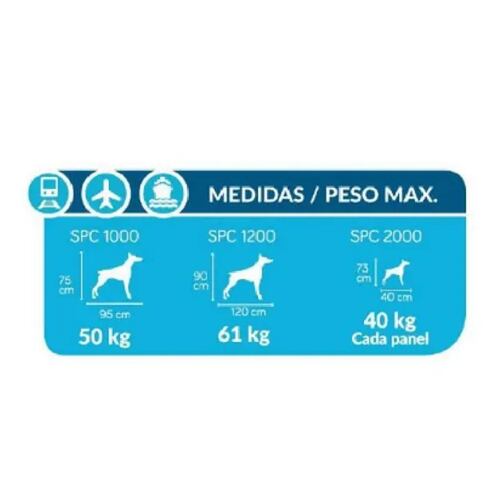 Transportadora Mascota Perro Jumbo Kennel Spc-1200 Sunny