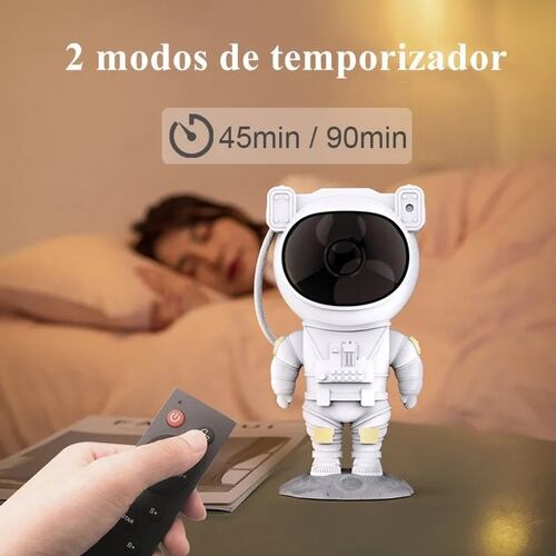 Lámpara De Noche De Astronauta Con proyector De Galaxia