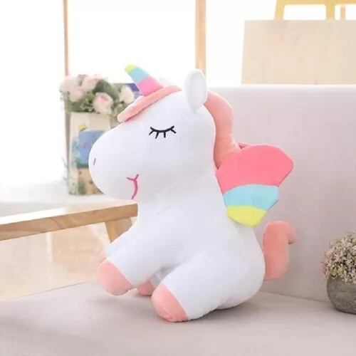Unicornio Pony De Peluche Arcoiris 