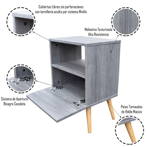 Buro Monaco Gris