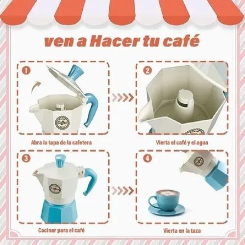 Juego De Cafetería Kids Accesorios Set 38 Piezas