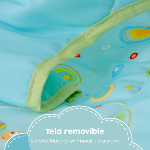 Bouncer Azul Silla Mecedora Vibradora Para Bebe Portatil Juguetes 