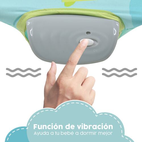 Bouncer Azul Silla Mecedora Vibradora Para Bebe Portatil Juguetes 
