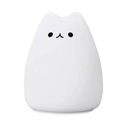 7 Colores Lampara Luz Noche Led De Gato Para Bebes Y Niños