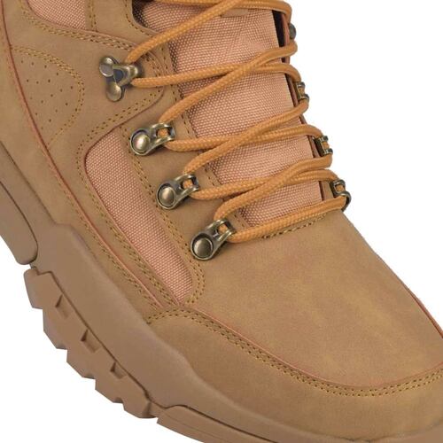 Botas tipo hiker color camel para hombre, marca Hummer, mod. 987695