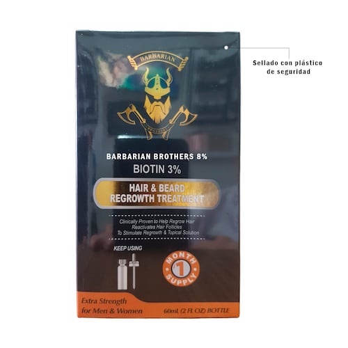 Minoxidil 8% + Biotina 3% Liquido
