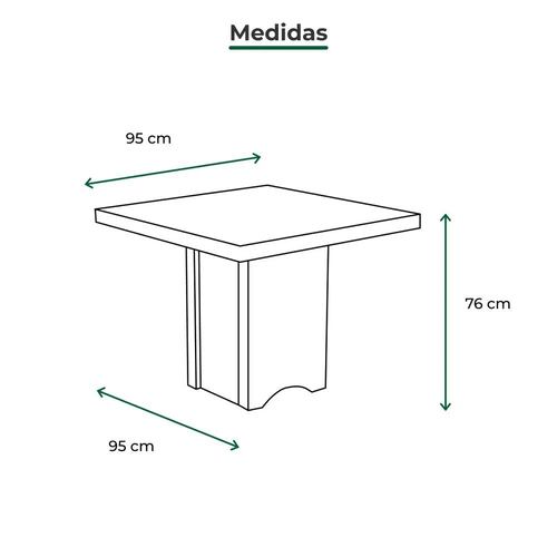 Antecomedor Greta 4 sillas Muebles Vigo 