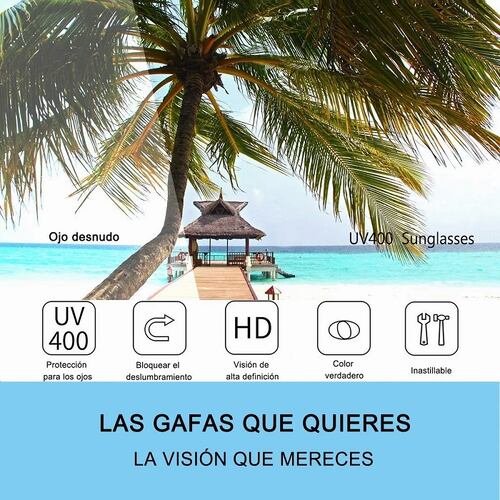 3 Gafas De Sol Rectangulares Estilo Retro
