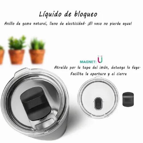 2 Tapa Magnetica Con Iman Para 20 oz
