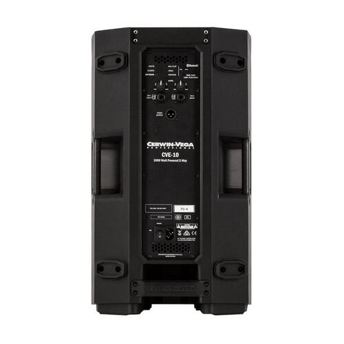 Bocina Cerwin Vega Cve-10 Con Bluetooth Negra 100v-110v/240v