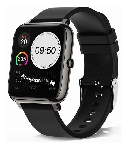 Reloj Inteligente Deportivo Bluetooth Impermeable Negro