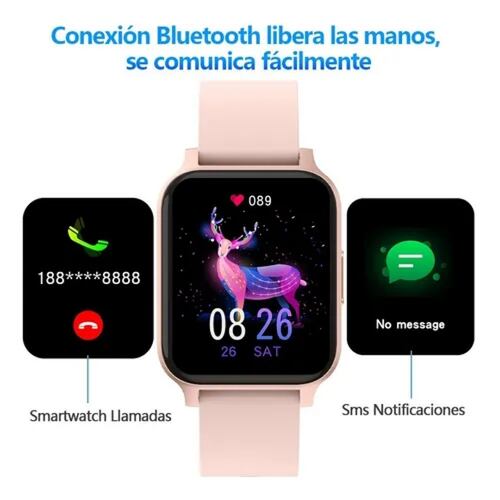 Reloj Inteligente,smartwatch Deportivo Impermeable Bluetooth