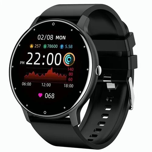 Reloj Inteligente Bluetooth Impermeable Negro