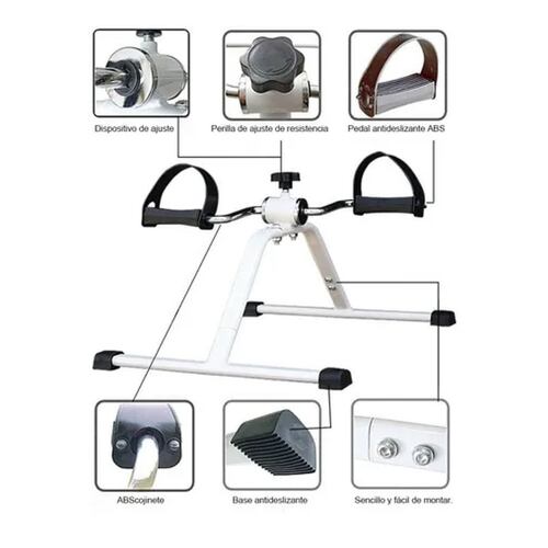 Máquina Ejercicio Fitness Pedal Plegable Paso Portátil