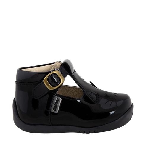 Zapato Escolar Casual tipo Bota Coloso color Negro para Niña 8814 947278