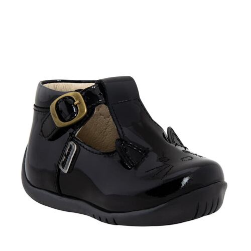Zapato Escolar Casual tipo Bota Coloso color Negro para Niña 8814 947278