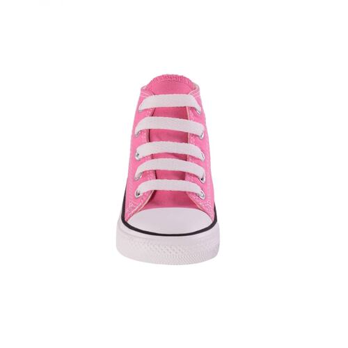Tenis casual urbano de bota para niña color rosa, marca Converse, mod. 44781