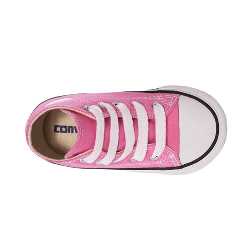 Tenis casual urbano de bota para niña color rosa, marca Converse, mod. 44781