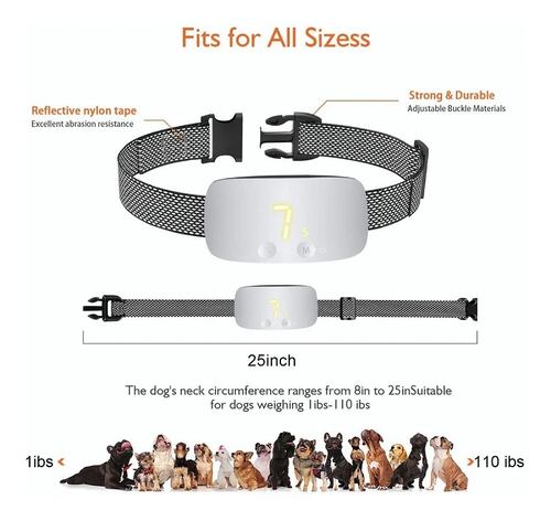 Collar Antiladridos De Adiestramiento Para Perros Automático