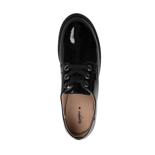 Zapato Casual Escolar Choclo Bambino color Negro para Mujer 3018 947265