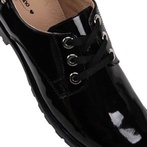 Zapato Casual Escolar Choclo Bambino color Negro para Mujer 3018 947265