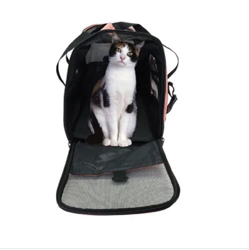 Bolsa Transportadora Para Perros Y Gatos Grande Beige