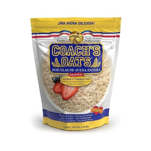 Hojuelas De Avena Entera Coachs Oats 1.36 Kg